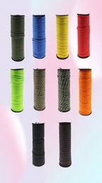 Outdoor Gadgets 100M 550 Standard 9Core Paracord Rope 4mm Parachute Cord Survival Umbrella Tent Lanyard Hammock Strap4998890