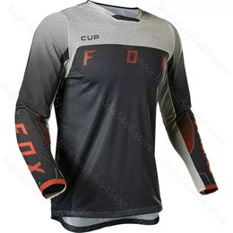 Fpem 2024 Fashion T-shirt Mountain Bike Suit Foxx Men's T-shirts Men's Downhill Cup Mountain Mtb Shirts Offroad Dh Motorcycle Motocross Sportwear