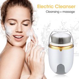 3 IN 1 Cleanser Brush Electric Cleansing Face 360 Rotate Automatic Machine Deep Clean Tool 240106