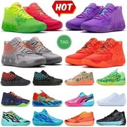 with Shoe Box Ball Lamelo 1 Mb01 Basketball Shoes Rick and Morty Rock Ridge Red Queen Not From Here Lo Ufo Buzz City Black Blast Mens Trainers Sports Sneakers