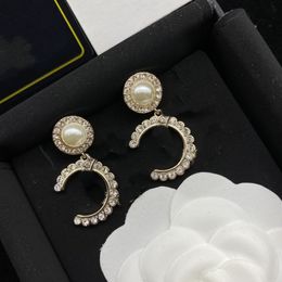 Luxury Pearl Earrings Designer Love Charm Woman Earrings Fashion Gold 18K Plated Earrings Jewellery