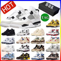 4s basketball shoes 4 black cat j4 trainers sneakers pink oreo red thunder cement military cool grey men women outdoor sports jumpman sports Top gifts for mens DHgate