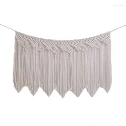 Tapestries Long Tassel Macrame Wall Hanging Tapestry Hand-woven Bohemian Decoration For Apartment Home Wedding Backdrop Drop