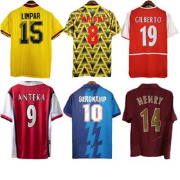 Arsen 2002 2005 saka HENRY BERGKAMP Mens RETRO Soccer Jerseys 94 97 V. PERSIE VIEIRA MERSON ADAMS Home Away 3rd Football Shirt Short Long Sleeve