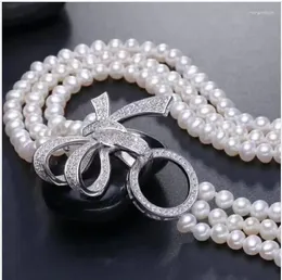 Chains BEAUTIFUL Fine Jewelry Natural South Sea White Pearl Necklace 36" 925 Silver Closp WHOLESALE