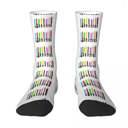 Men's Socks All Seasons Crew Stockings Lightsabers Harajuku Funny Hip Hop Long Accessories For Men Women Gifts