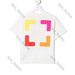 Off Withe t Shirt Luxury Tshirt Kids Boys Irregular Arrow Girls Summer Short Sleeve Tshirts Letter Printed Finger Loose Kid Toddlers Youth Tees Topsxopd ME6E