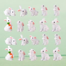 Garden Decorations 20 Pcs Resin Craft Toy Micro Landscape Plant Decor Ornament Chinese Zodiac Model