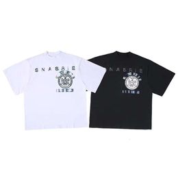 Fashion casual men's kanyes classic Designer Luxury New York exclusive short sleeve trend Loose couple T-shirt trend