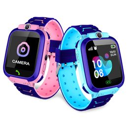 GPS LBS Tracking Kids Smart Watch q12 kids watch BT Sim Card Android Children Phone Smartwatch Q12 smart watch for kids