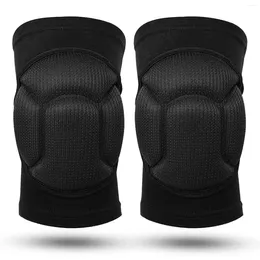 Knee Pads Protective Thick Sponge Anti-Slip Collision Avoidance Volleball Sleeve For Women Men-1 Pair