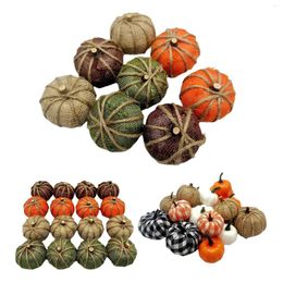 Decorative Flowers Artificial Pumpkin DIY Simulation Model For Table Centrepiece Garden