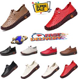 Women Loafers Pu Leather Shoes for Women Casual Ladies Non-Slip Comfortable Mother Shoes Fashion Sneakers eur 35-43