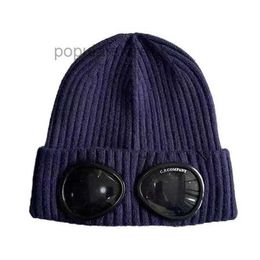 Beanie CP Caps Men's Designer Ribbed Knit Lens Hats Women's Extra Fine Merino Wool Goggle Beanie Official Website Version 2 3RHS