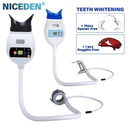 Dental Cold Light Lamp 3Color Teeth Whitening Machine Bleaching Accelerator Device LED Dentistry Tool 240106