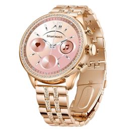 2023 GEN 9 Fashion Women Smart Watch with Diamond Luxury Band BT Call Ladies Health Monitoring Smartwatches