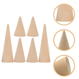 Jewellery Pouches 6 Pcs Cone Ring Base Bracelet Display Holder Necklace Stand Displays For Selling