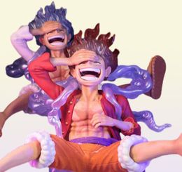 Anime Manga 17cm Anime One Piece Figure Luffy Gear 5 Action Figure Sun God Luffy Nika PVC Action Figurine Statue Collectible Model4663653