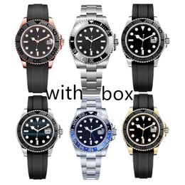 Automatic Machinery 2813 Men's Watch Sports Designer Watch Men's High Quality 40mm 904L Stainless Steel Ceramic Ring Waterproof Watch aaa Box Sapphire Luxury Watches