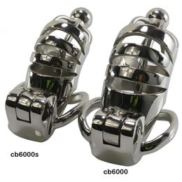 2024 Steel Male Lock Dick Cage Chastity Device Cb6000/Cb6000s Cock Cage with Urethral Plug Chastity Cage Penis Cbt Toys for Man