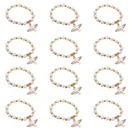 Charm Bracelets 12 Pcs Angel Rosary San Catholic Rosaries Jewelry Sets Men Jewellery Girl Gift