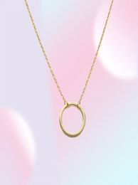 Simple Circle Pendants Necklace Eternity Necklace Karma Infinity Silver Gold Minimalist Jewelry Necklace Dainty Circle 5193101