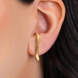 Stud Earrings Trending Unique Jewelry Gold Color Eco-Friendly Metal Small Snake For Women