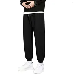 Men's Pants Comfortable Jogger Casual Sports Sweatpant Knitted Basketball Style Breathable Fabric Outdoor Activities