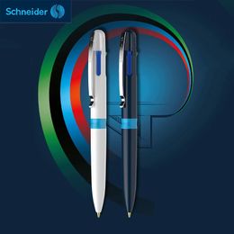 Schneider Ballpoint Pen TAKE4 Push-type Multifunction 4 In 1 Rollerball Pen 0.7mm Super Smooth Replaceable Core School Supplies 240106