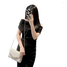 Evening Bags Elegant Bag Unique Pleated Shoulder Handbag Perfect For Prom Parties And More