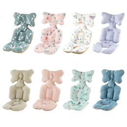 Baby Pushchair Seat Liner Universal Stroller Cotton Pad Warm Mat Sleeping Mattress Head Support Pillow Infant Pram High Chair C 240106