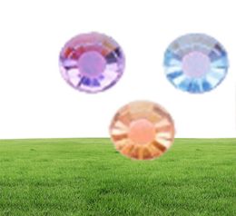 Loose Diamonds Whole 25mm Resin Rhinestones Transparent Bottom Flatback Crystal AB Nail Gems Rhinestone For Clothing Decorati1608005