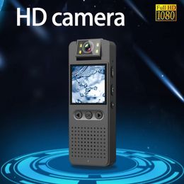 1080P highdefinition night vision mini DV sports camera invisible outdoor thumb small law enforcement recorder 240106
