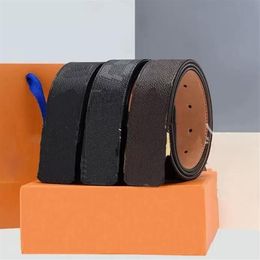 2020 Men Designers Belts Classic fashion casual letter smooth buckle womens mens leather belt width 3 8cm with orange box329K
