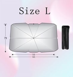 Shade Car Sunshade Umbrella SUV Windshield Cover Foldable Heat Insulation Sun Blind Auto UV Protection Accesorios Coche3424717