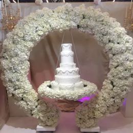 with flower)Door Design Arch door backdrop Stand for wedding events Party Wedding cake arch backdrop flower wall Ceremony Decoration