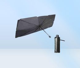 125cm 145cm Foldable Car Windshield Sun Shade Umbrella Car UV Cover Sunshade Heat Insulation Front Window Interior Protection Y2204311600