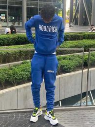 Designer Clothing Mens Hoodies Sweatshirts 2023 Winter Sports Hoodie For Men Hoodrich Tracksuit Letter Towel Embroidered Sweatshirt Colorful Blue