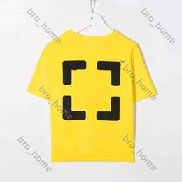 Off White t Shirt Luxury Tshirt Kids Boys Irregular Arrow Girls Summer Short Sleeve Tshirts Letter Printed Finger Loose Kid Toddlers Youth Tees Topsxopd 9Y7S