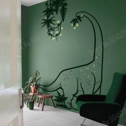 Dinosaur Wall Decals for Kids Room Boy Room Wall Decal Decor Boys Wall Stickers Nursery Wall Decals Vinyl Sticker Z863 240106