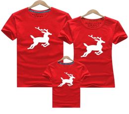 Look Deer Mommy and Me Clothes Christmas Matching Family Clothing Sets Mother Daughter Father Baby Tshirt 2104175770879