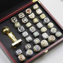 Rings Band 1991-2021 Basketball Championship Ring 31 Rings with Trophy Set Omjo
