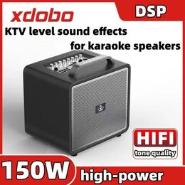 Speakers XDOBO Thunder 1978 Outdoor Portable Caixa de som Bluetooth 150W Ultra Power Karaoke Bluetooth Speaker Instrument Sound System