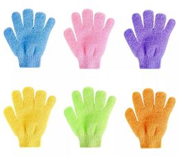 Cloth Bath Glove Moisturising Spa Skin Baths Shower Gloves Wash Scrubber Back Scrub Towel Scrubs Body Massage Sponge BathGloves F5551482