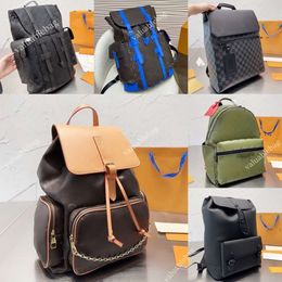 Rucksack-Stil, heiße Designer-Tasche, Damen-Modedesigner-Rucksack, Herren-Reiserucksack, voller Druck, Kordelzug, Snapper, beschichtetes Canvas-Leder, Schultasche, Rucksack