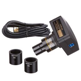 AmScope 18MP USB30 RealTime Live Video Microscope Digital Camera Calibration Kit MU1803CK 240106