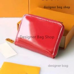 designer bag wallet womens purse Compact POCKET ORGANIZER Designer Card Holders Fashion Short Luxury Multiple Wallet key pouch Coin Card Holder Damier dicky0750