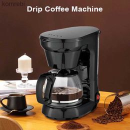 Coffee Makers Automatic America Drip Coffee Maker 750ml Large Capacity Filter 110v 220v Desktop America Caf Americano MachineL240105