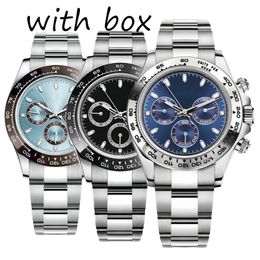 126506 Montres High Quality Watch Designer Men's Automatic Mechanical Clone 40mm Luxury Stainless Steel Bracelet Ceramic Watch Luminous Sapphire Waterproof watch