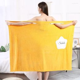 Towel Plus Size Wearable Microfiber Bathrobe Ladies Shower Soft Bath Towels Home Textiles And Sauna Bathroom